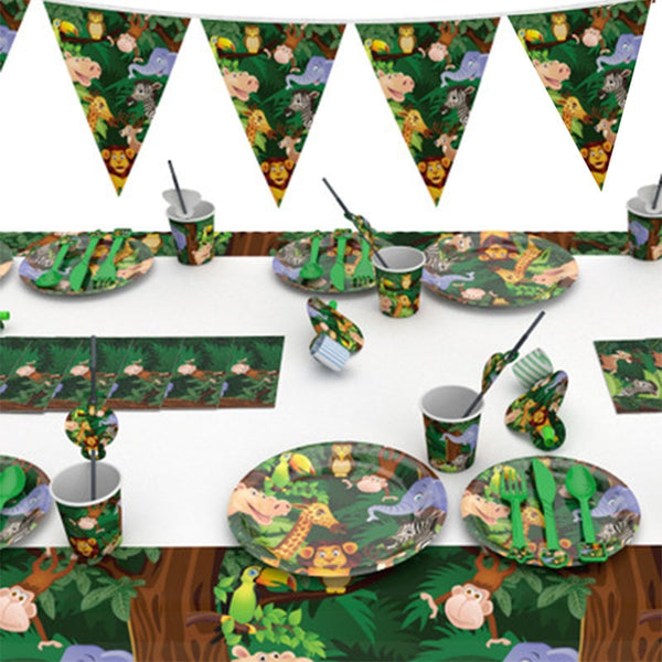 Animal Ballons Jungle Helium Balloons Safari Party Baby Shower Birthday Party Decorations Kids Wild One 1st Birthday Foil Baloon