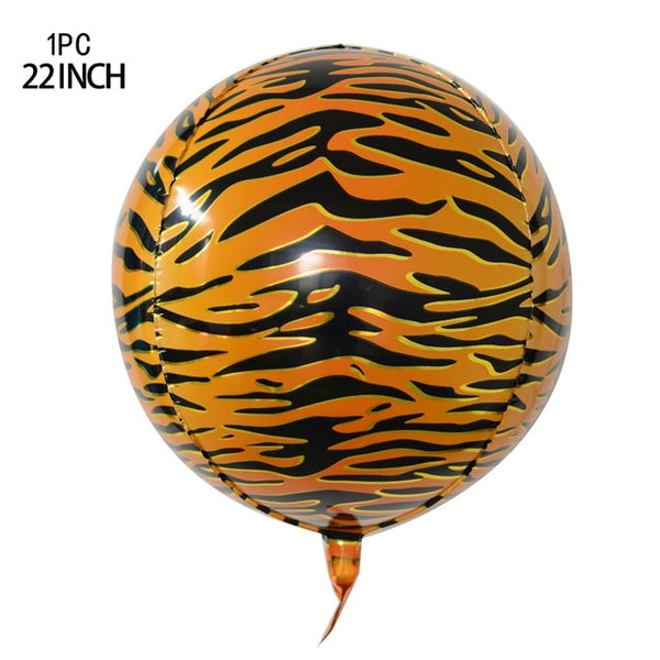 Animal Ballons Jungle Helium Balloons Safari Party Baby Shower Birthday Party Decorations Kids Wild One 1st Birthday Foil Baloon