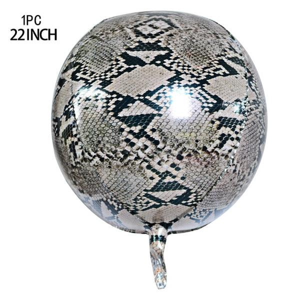 Animal Ballons Jungle Helium Balloons Safari Party Baby Shower Birthday Party Decorations Kids Wild One 1st Birthday Foil Baloon